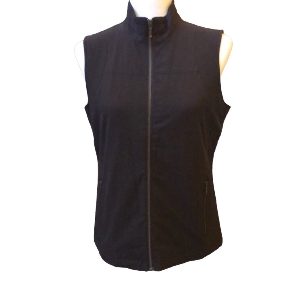 Chico’s Zenergy Lightweight Full Zip Vest Brown Chico's Size 0 Women's S NEW NWT
